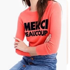 J. Crew •Everyday Cashmere Crewneck Sweater • Merci Beaucoup